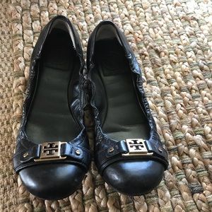 Tory Burch Black Flats - size 9